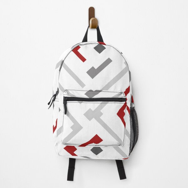 Item preview, geometric seamless pattern background with red black gray colors designed and sold by Ferit Kurt.