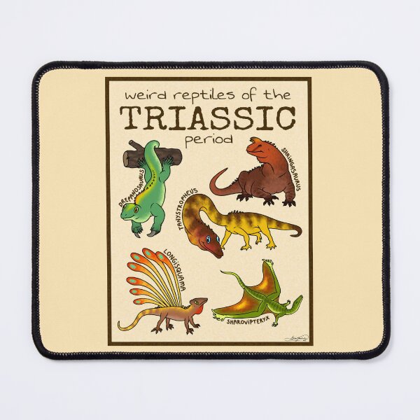 Item preview, Weird Reptiles of the Triassic Period designed and sold by saradrawspaleo.