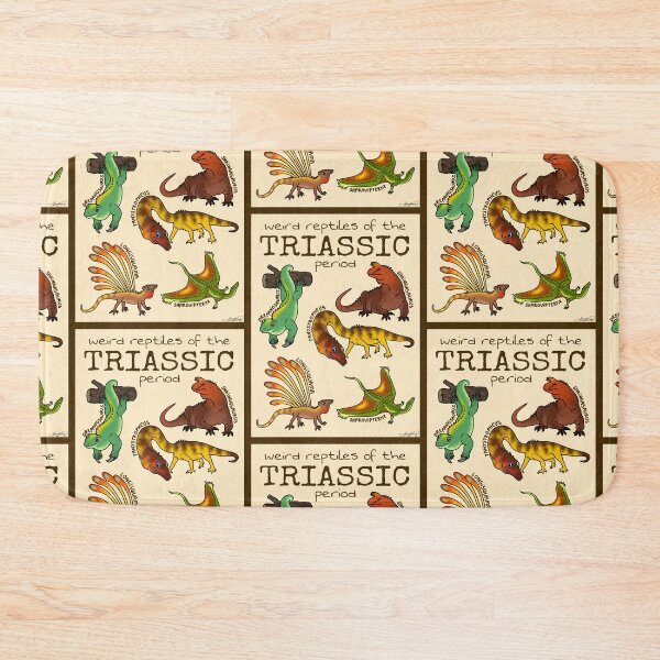 Item preview, Weird Reptiles of the Triassic Period designed and sold by saradrawspaleo.
