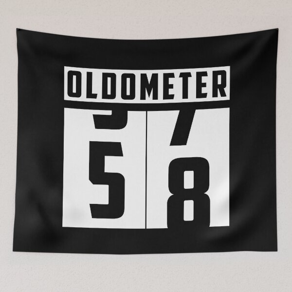 Item preview, Oldometer counter Number 58 birthday designed and sold by HeavyStyle.