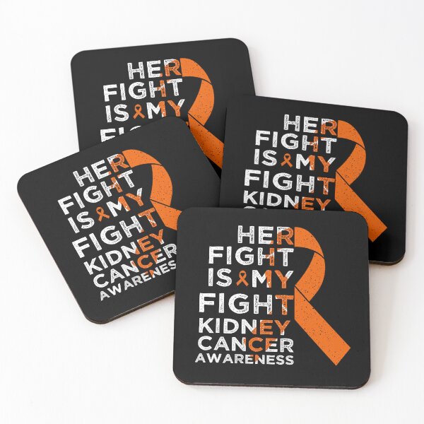 Item preview, Her Fight Is My Fight Kidney Cancer Awareness Orange Ribbon Vintage designed and sold by cssdru.