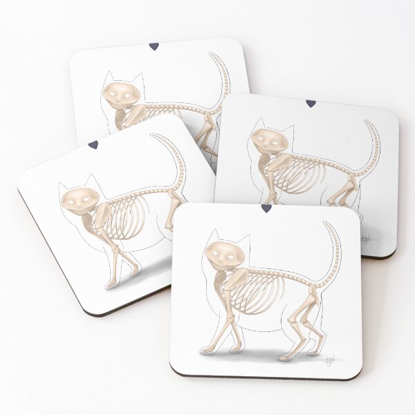 Item preview, Skeleton Cat 2 designed and sold by anaflorapdc.