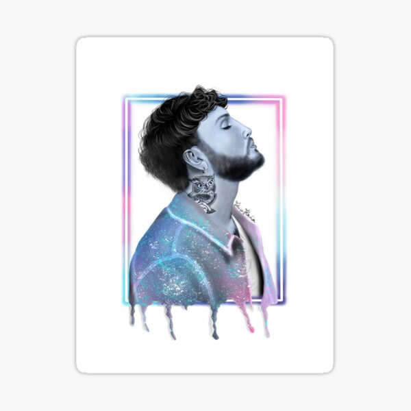 Vista previa del artículo con la obra «Ilustración de James Arthur», diseñado y vendido por Flarkive.