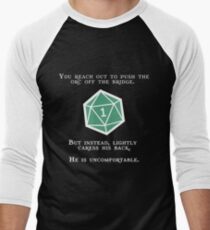 Natural 1 - Orc (White) Men's Baseball ¾ T-Shirt