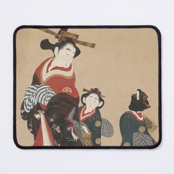 Item preview, Courtesan and Attendants designed and sold by japanese-ukiyoe.