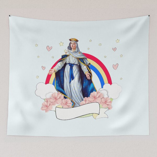 Item preview, Mary Mother Of Jesus rainbow designed and sold by josephfanous.