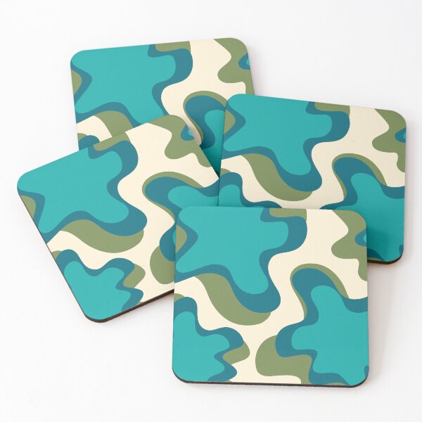 Item preview, Liquid Abstract Pattern Vibrant Green designed and sold by BeatrisVeres.