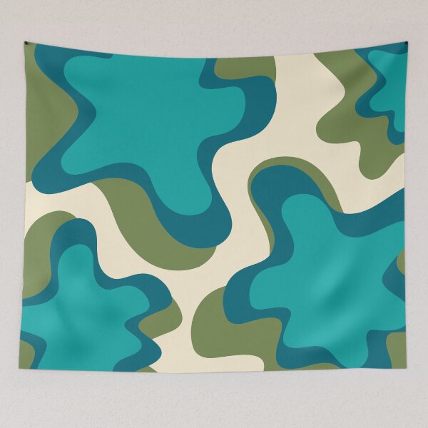 Item preview, Liquid Abstract Pattern Vibrant Green designed and sold by BeatrisVeres.