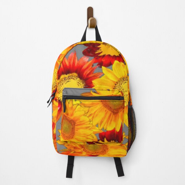 Item preview,  ASSORTED COLORFULL SUNFLOWERS ABSTRACT GREY ART  designed and sold by sharlesart.