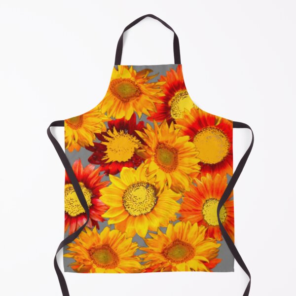 Item preview,  ASSORTED COLORFULL SUNFLOWERS ABSTRACT GREY ART  designed and sold by sharlesart.