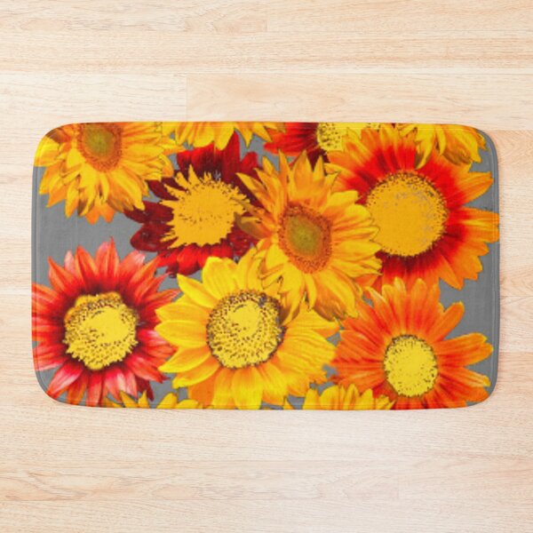 Item preview,  ASSORTED COLORFULL SUNFLOWERS ABSTRACT GREY ART  designed and sold by sharlesart.