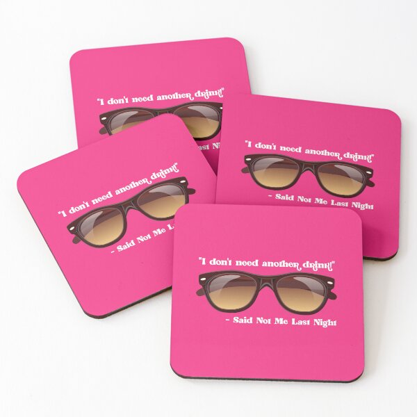 Item preview, I Don’t Need Another Drink…! (on Pink) designed and sold by PawsitiveMum.