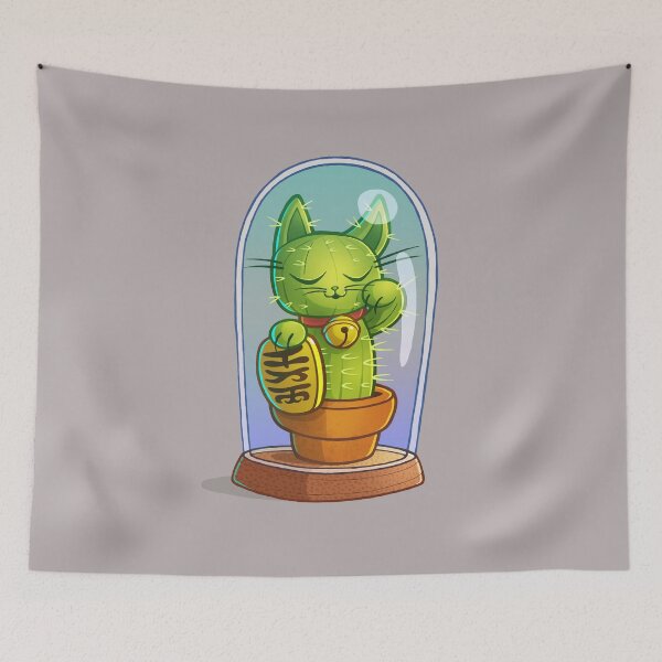 Item preview, Lucky Cat-tus Glass designed and sold by RemcoBakker.