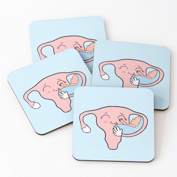 Item preview, Pregnant uterus with baby boy designed and sold by Mermaidssparkle.