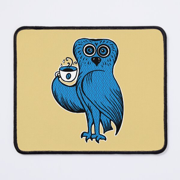 Item preview, Sleepless owl designed and sold by RainbowColorsArt.