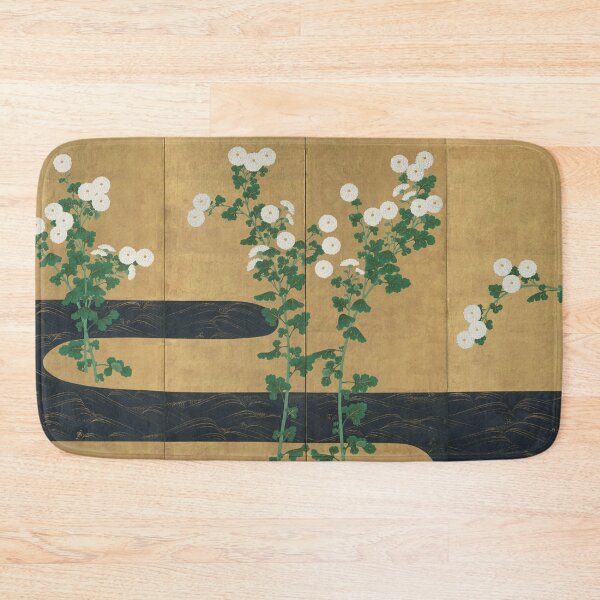 Item preview, Chrysanthemums by a Stream designed and sold by japanese-ukiyoe.