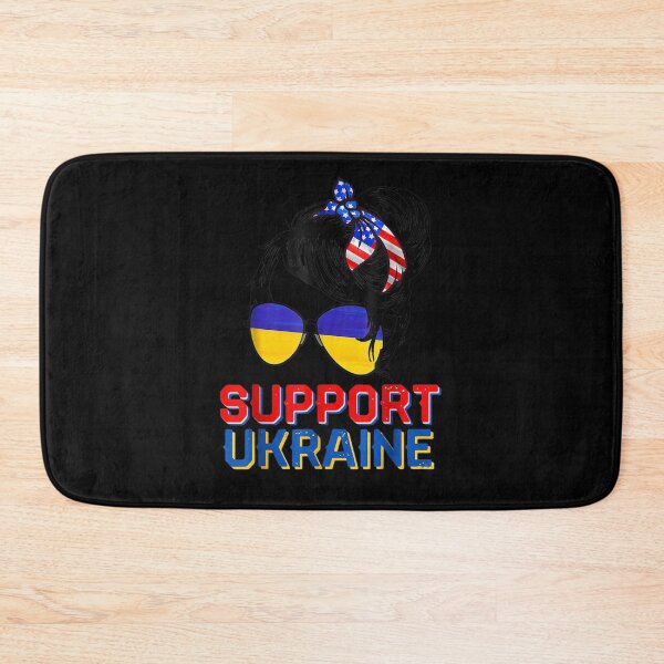 Item preview, Support Ukraine Shirt Woman Flag American Ukrainian Roots designed and sold by KimbempeCB.