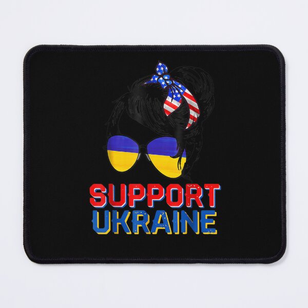 Item preview, Support Ukraine Shirt Woman Flag American Ukrainian Roots designed and sold by KimbempeCB.