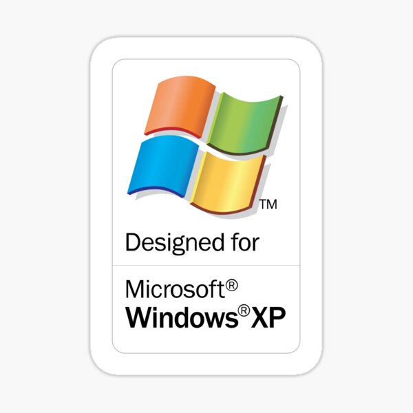 Designed For Microsoft Windows Xp Sticker For Sale By Biochao Redbubble