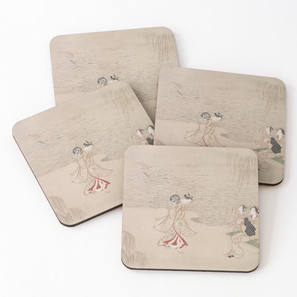 Item preview, Beauties at the Seashore designed and sold by japanese-ukiyoe.