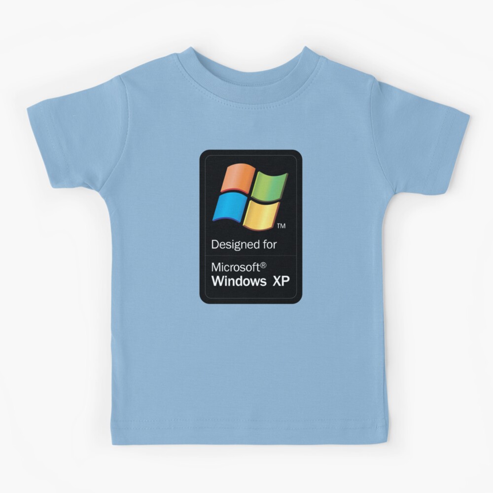 Designed for Microsoft Windows XP Kids T-Shirt for Sale by Biochao