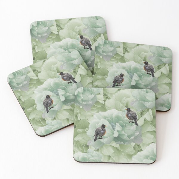 Item preview, Dos petirrojos en el jardín designed and sold by Designsbyshell.