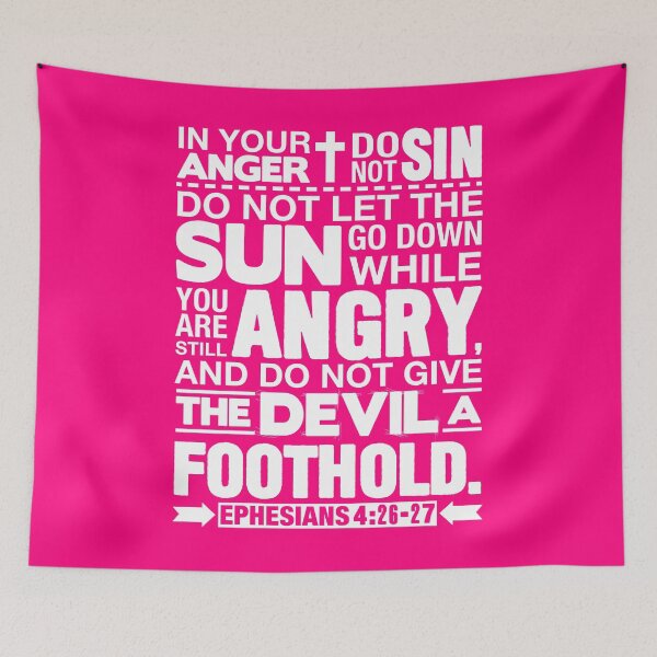 Item preview, Ephesians 4:26-27 In Your Anger Do Not Sin designed and sold by plushism.