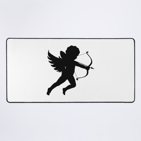 Cupid Cherub Fishing Pole Heart Greeting Card