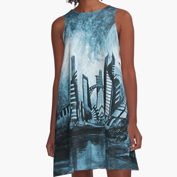 Spaceport Europa A-Line Dress