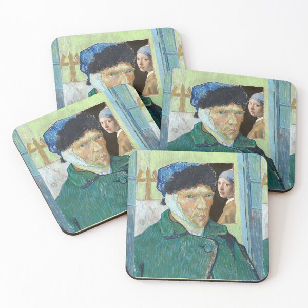 Item preview, Subtly Ruined Van Gogh - Girl with a Pearl Earring designed and sold by weavernap.