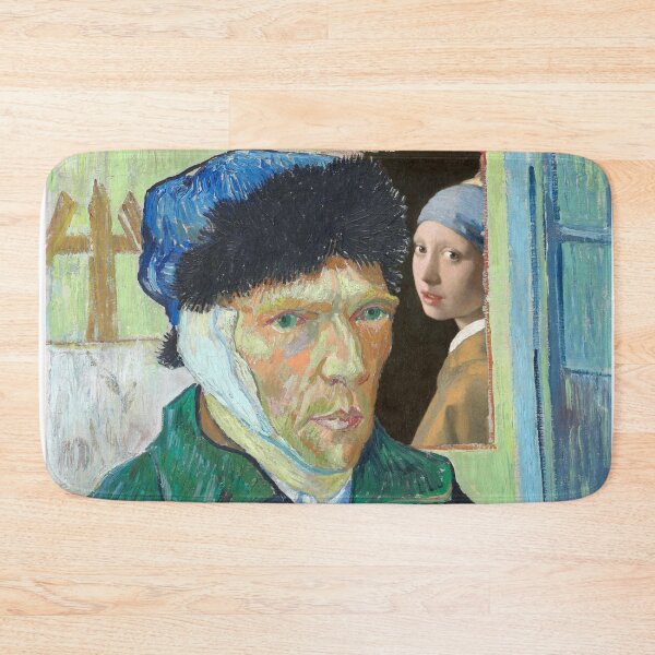 Item preview, Subtly Ruined Van Gogh - Girl with a Pearl Earring designed and sold by weavernap.