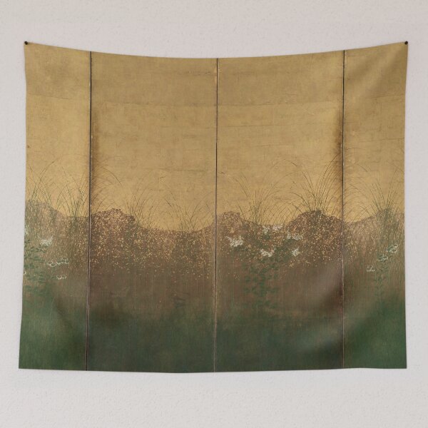Item preview, Autumn Evening with Full Moon on Musashino Plain designed and sold by japanese-ukiyoe.