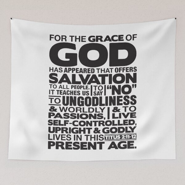 Item preview, Titus 2:11-12 Grace of God designed and sold by plushism.
