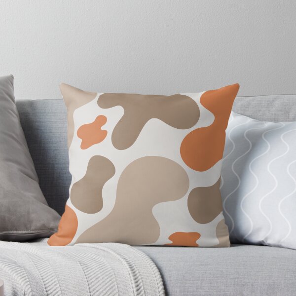 Item preview, Liquid Abstract Pattern Orange Brown designed and sold by BeatrisVeres.