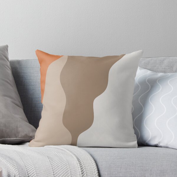 Item preview, Liquid Abstract Pattern Orange Brown designed and sold by BeatrisVeres.