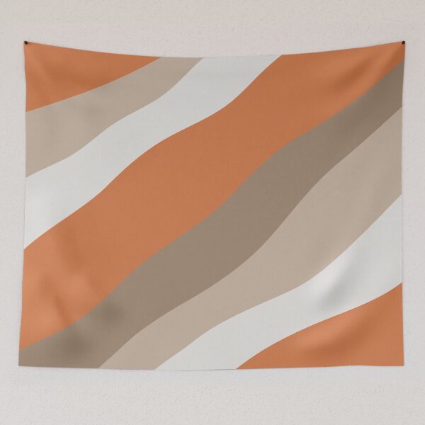 Item preview, Liquid Abstract Pattern Orange Brown designed and sold by BeatrisVeres.