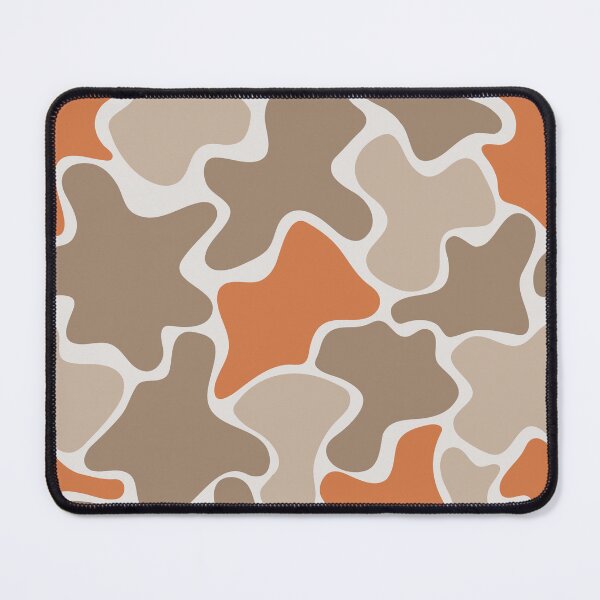 Item preview, Liquid Abstract Pattern Orange Brown designed and sold by BeatrisVeres.