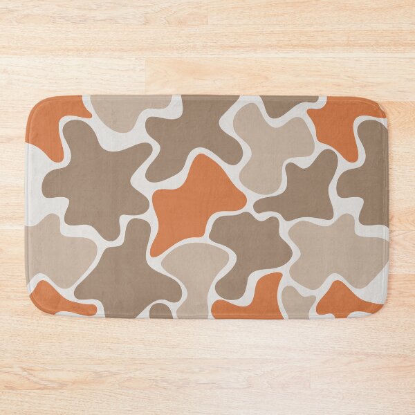 Item preview, Liquid Abstract Pattern Orange Brown designed and sold by BeatrisVeres.