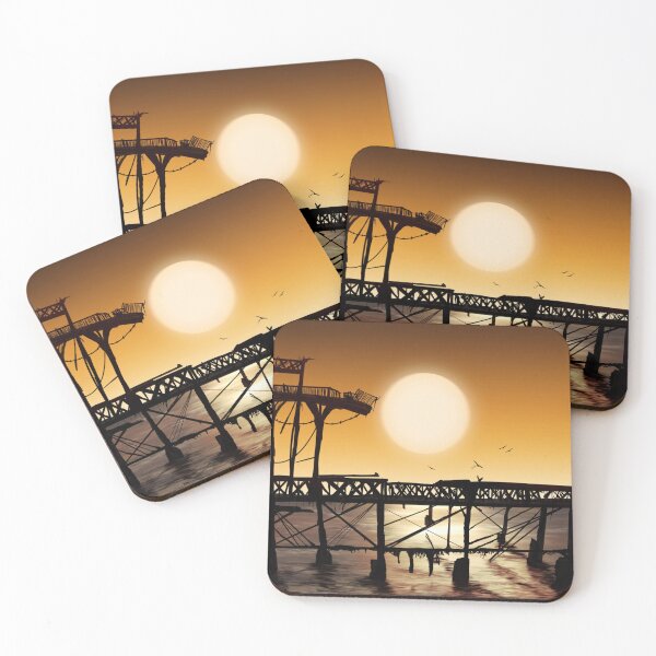 Artikelvorschau, Westpier von Brighton bei Sonnenuntergang entworfen und verkauft von SamPixelArtist.