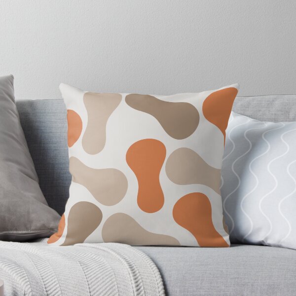 Item preview, Liquid Abstract Pattern Orange Brown designed and sold by BeatrisVeres.