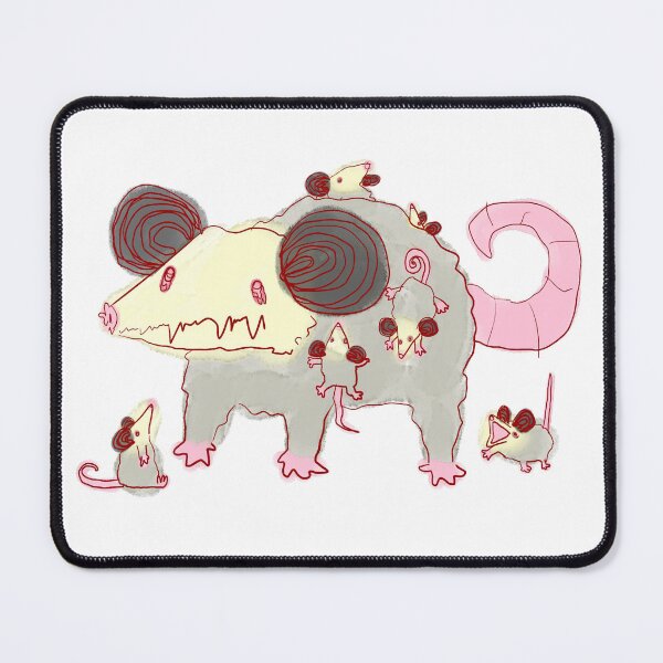 Item preview, Opossum Family With Babies! designed and sold by ghostcashew.