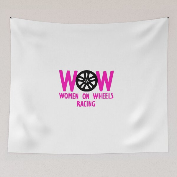 Item preview, women on wheels racing designed and sold by Racingdecals.