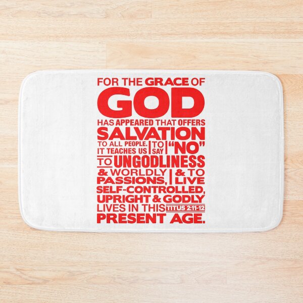 Item preview, Titus 2:11-12 Grace of God designed and sold by plushism.