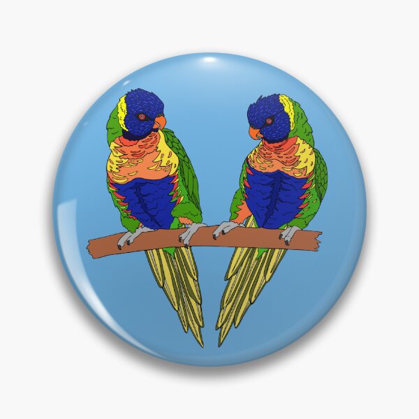 Item preview, Rainbow Lorikeets designed and sold by nolessjess.