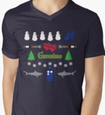 Ugly Christmas Sweater Special Men's V-Neck T-Shirt