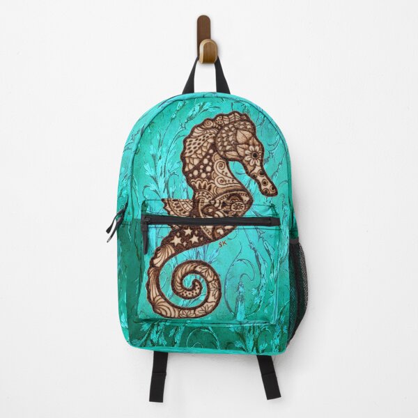 Item preview, Seahorse Tangle Woodburn designed and sold by MoodyMuseArt.