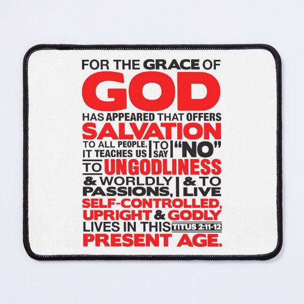 Item preview, Titus 2:11-12 Grace of God designed and sold by plushism.