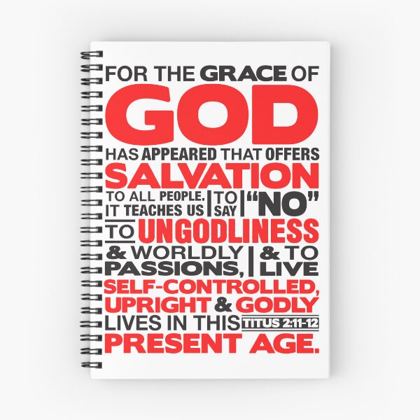Item preview, Titus 2:11-12 Grace of God designed and sold by plushism.