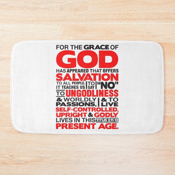 Item preview, Titus 2:11-12 Grace of God designed and sold by plushism.