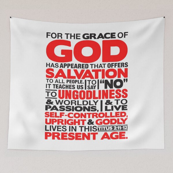 Item preview, Titus 2:11-12 Grace of God designed and sold by plushism.
